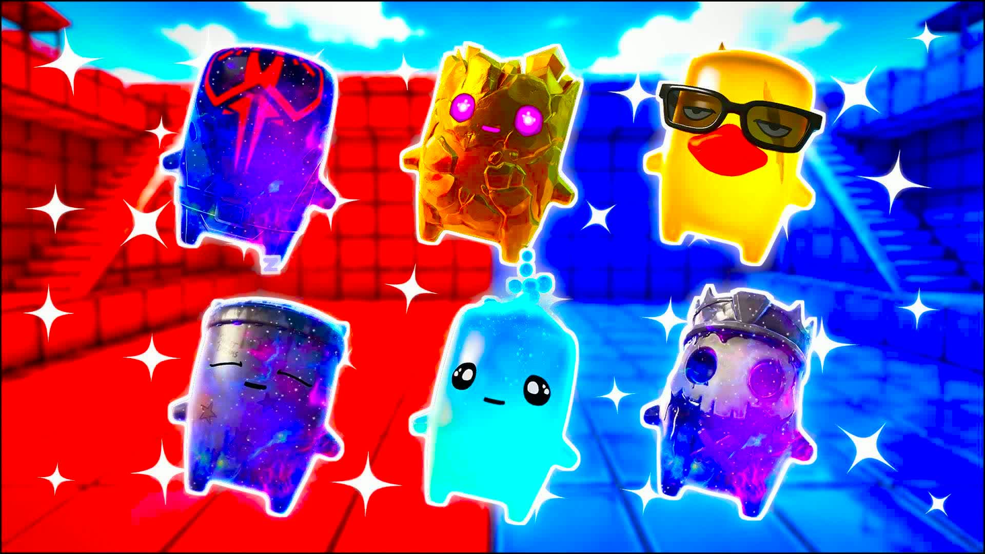 RVB RED VS BLUE DINNER MESSI r7 — Fortnite Creative map