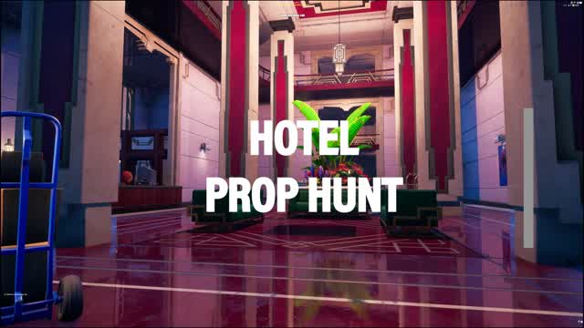 prop hunt hotel — Fortnite Creative map cover art
