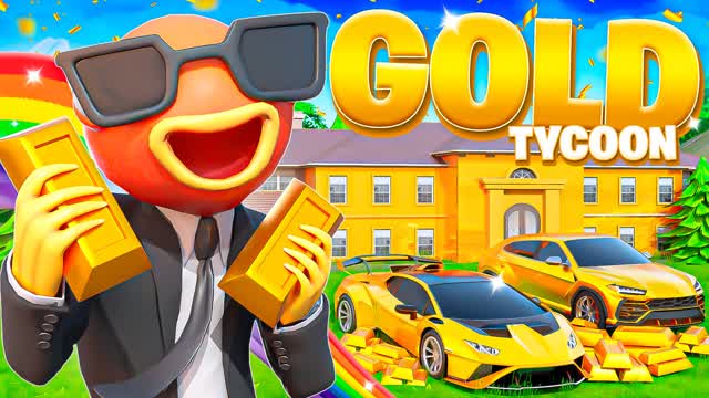GOLD TYCOON⭐ — Fortnite Creative map cover art