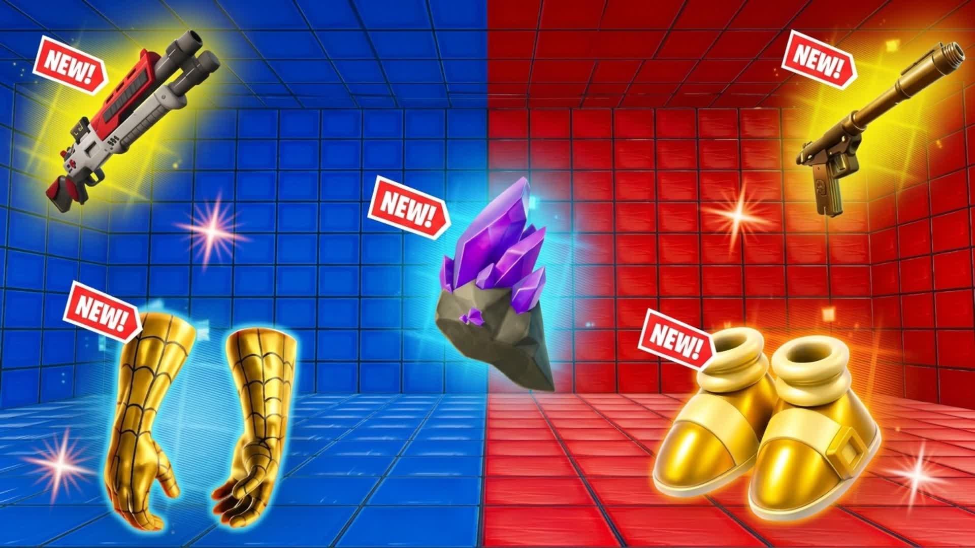 RED VS BLUE 5STARS 🔴🔵 — Fortnite Creative map