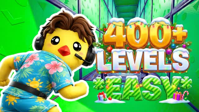 FUN PARKOUR 400+⭐ — Fortnite Creative map cover art