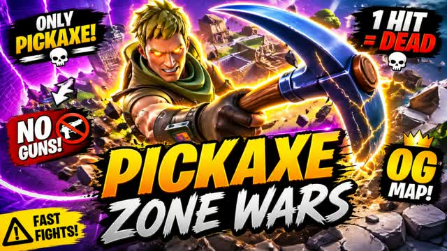 PICAXE ZONE WARS — Fortnite Creative map cover art