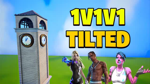 1V1V1 TILTED RELOAD FREE FOR ALL — Fortnite Creative map cover art