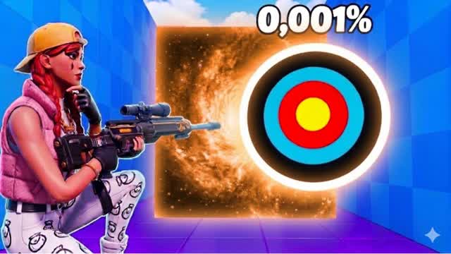 MEGA CRAZY SUPER IPER TRICKSHOT — Fortnite Creative map cover art