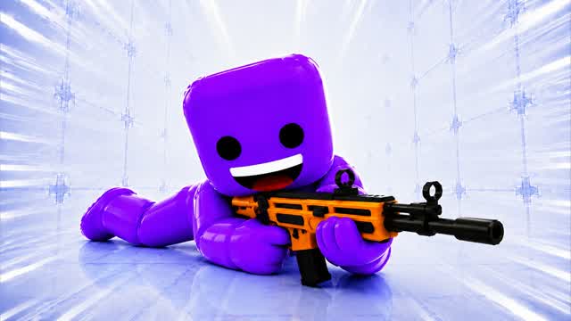 RED VS BLUE NEON RAID 🔴🔵 — Fortnite Creative map