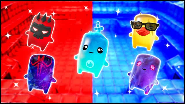 RED VS BLUE PRIME REACTION 🔴🔵 — Fortnite Creative map cover art