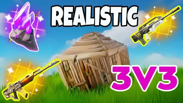 REALISTICS 3V3 💥 DRO — Fortnite Creative map