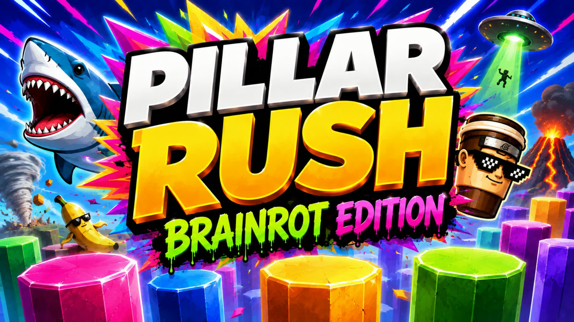 Pillar Rush: Brainrot Edition — Fortnite Creative map