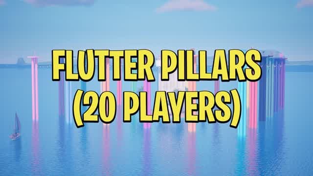 Flutter Pillars (20 Players) — Fortnite Creative map cover art