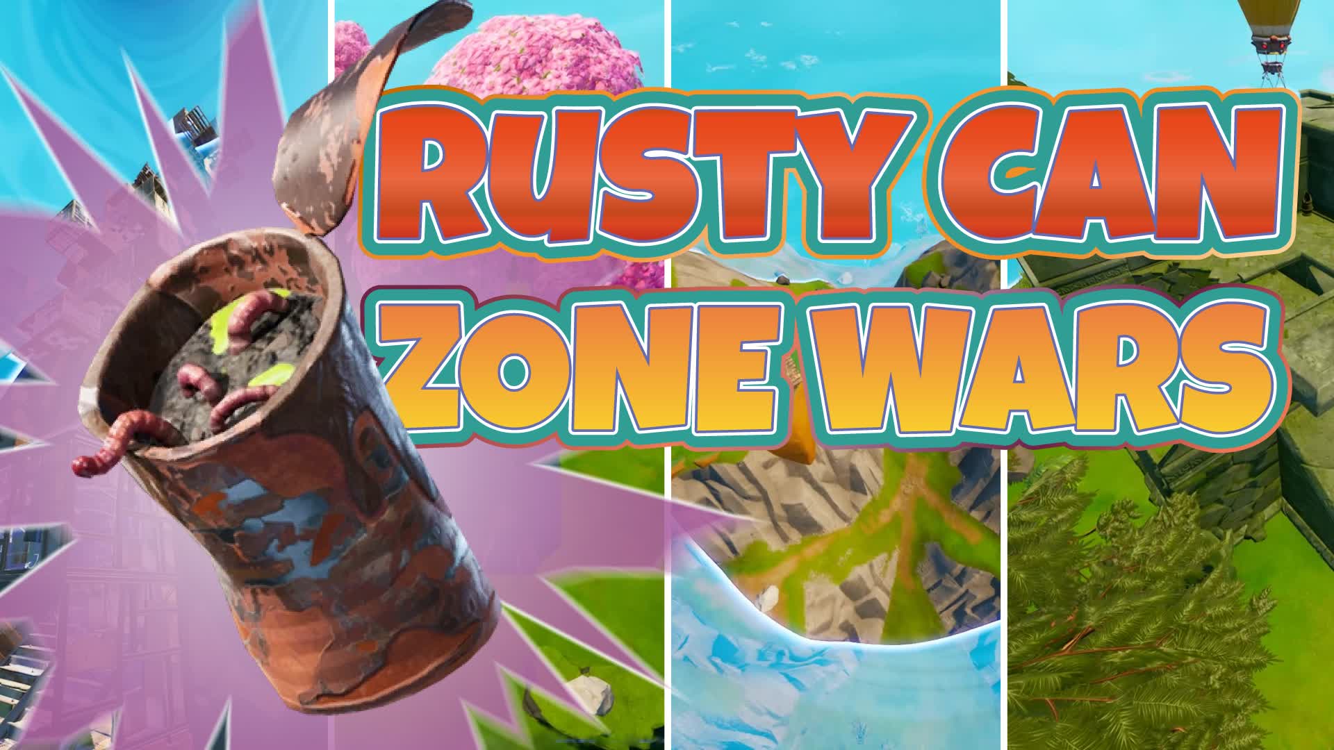 Rusty Can Zone Wars / 缶ウォーズ — Fortnite Creative map