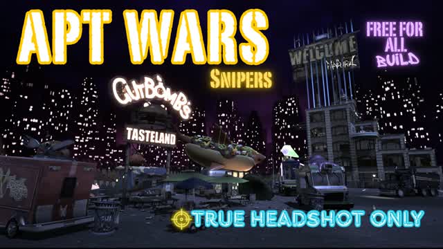 APT WARS: SNIPER FFA BUILD — Fortnite Creative map cover art