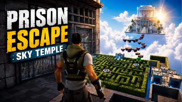 Prison Parkour: Sky Temple — Fortnite Creative map cover art