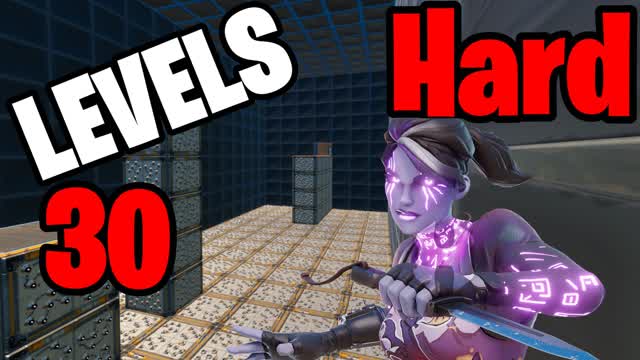 30 LEVEL HARD DEATHRUN 6 — Fortnite Creative map cover art