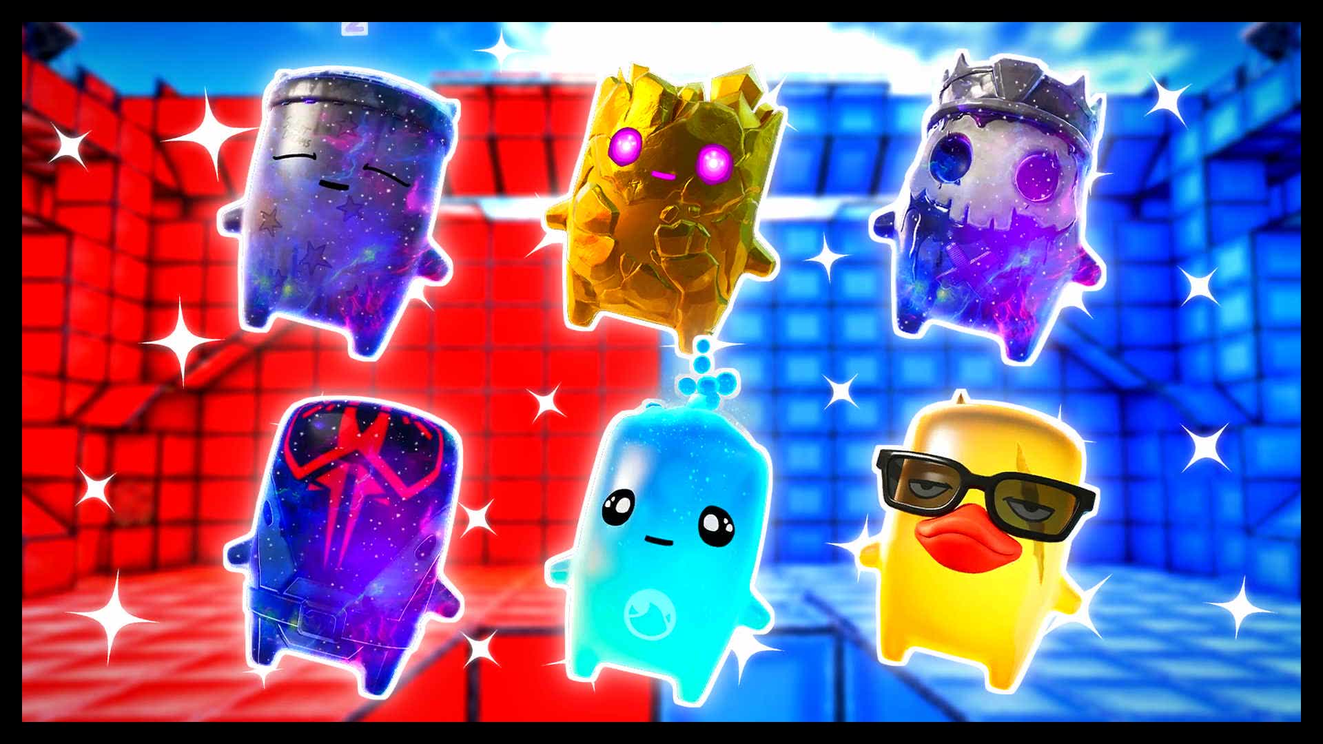 RED VS BLUE PUSH WITH PURPOSE 🔴🔵 — Fortnite Creative map