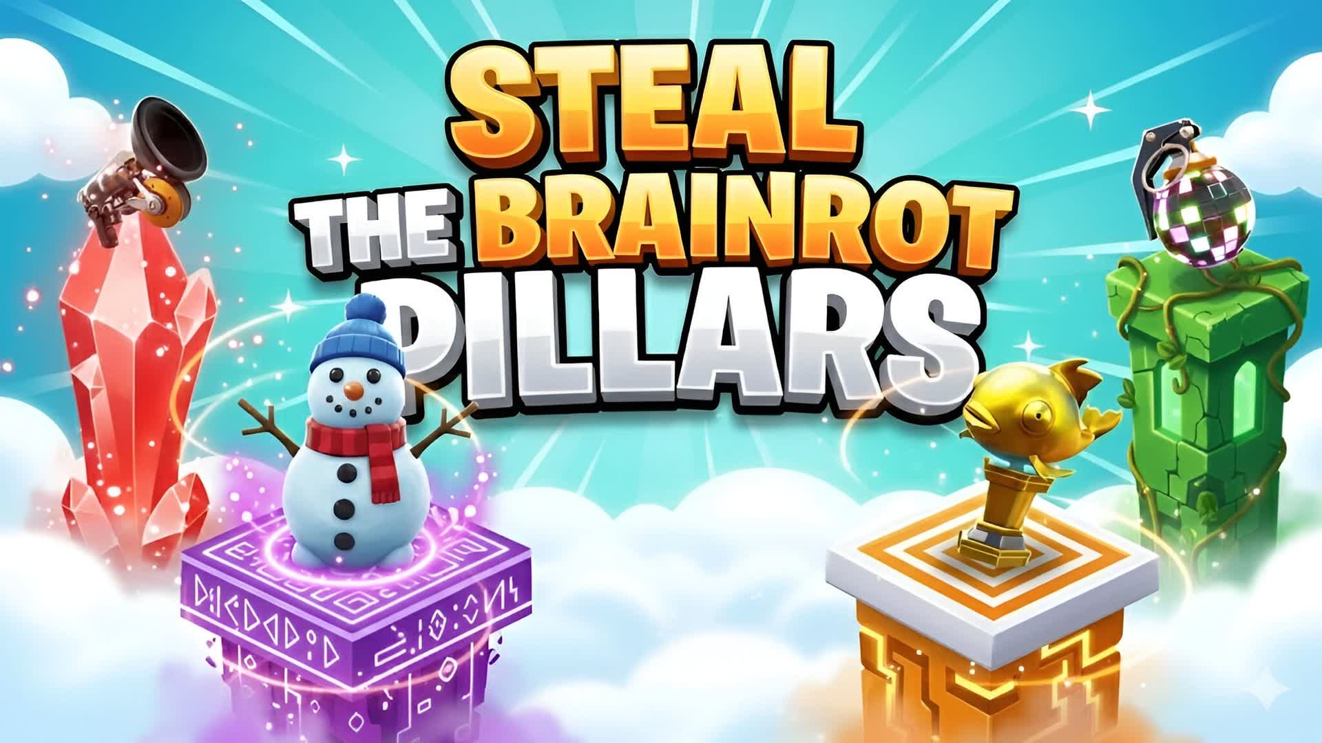 STEAL THE BRAINROT PILLARS — Fortnite Creative map