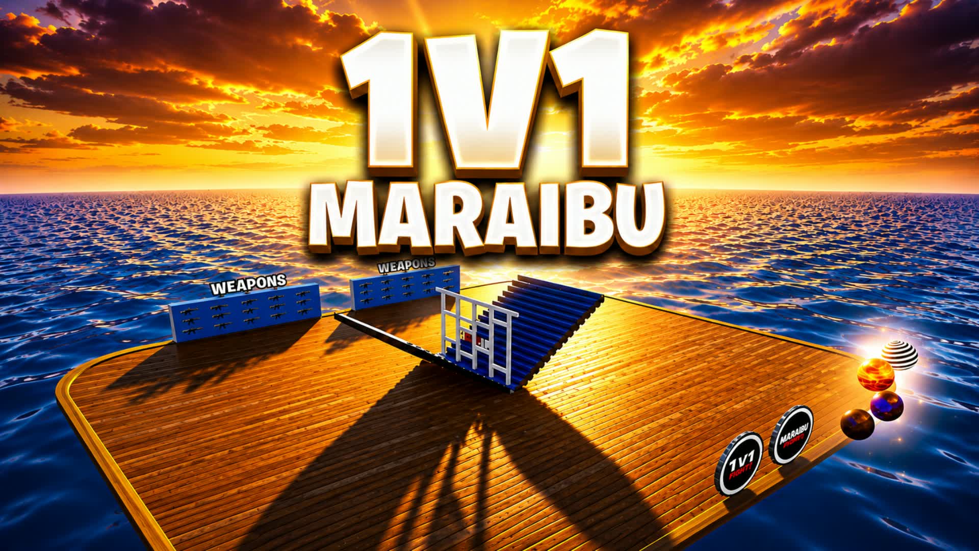 1v1 maraibu — Fortnite Creative map