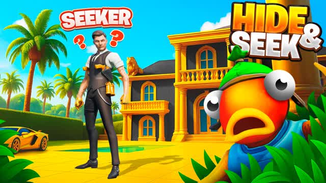MIDAS HIDE AND SEEK — Fortnite Creative map cover art