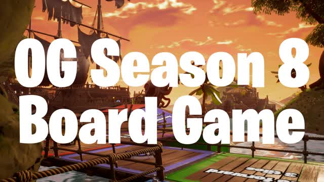 OG Season 8 Board Game — Fortnite Creative map cover art