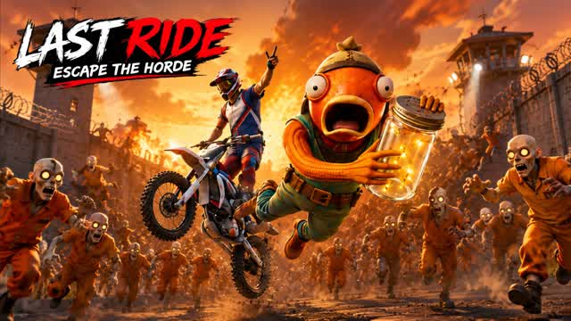 🧟ZOMBIE LAST RIDE: ESCAPE THE HORDE — Fortnite Creative map