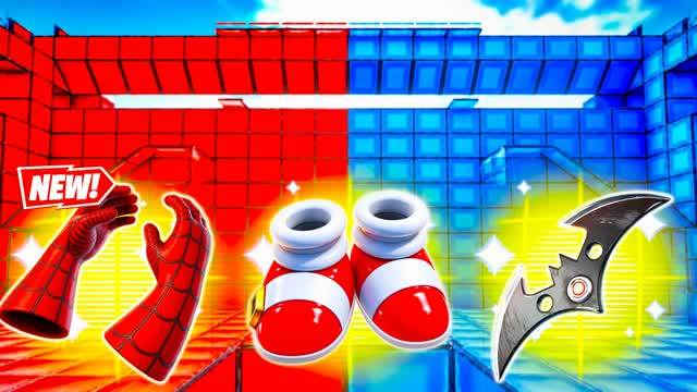 RED VS BLUE RUN THE FINAL STRETCH 🔵🔴 — Fortnite Creative map