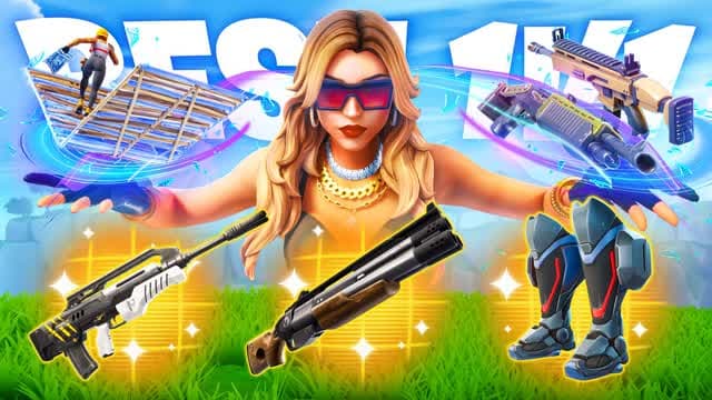 Best 1v1 Free For All — Fortnite Creative map cover art