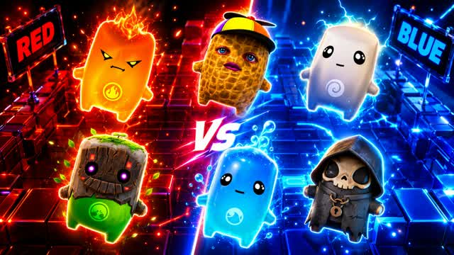 RED VS BLUE BATTLEZONE 🔴🔵 — Fortnite Creative map