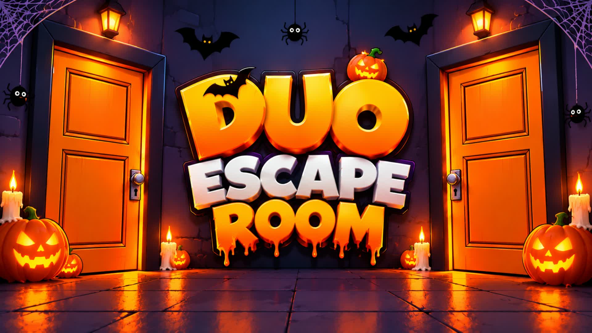 HALLOWEEN DUO ESCAPE ROOM — Fortnite Creative map