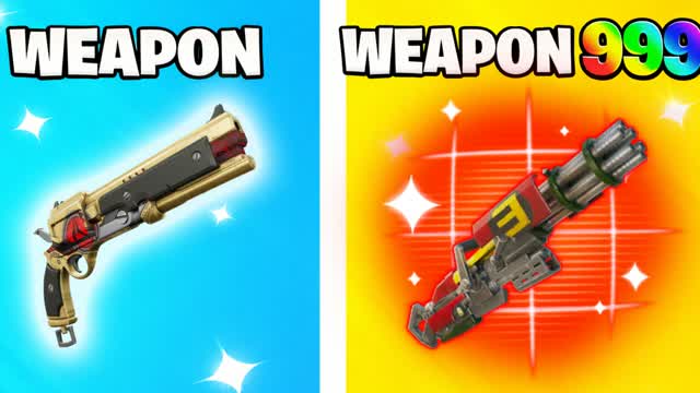 Gun game 6 FASHION SHOW — Fortnite Creative map