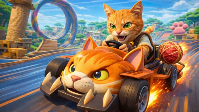 CAT RACE : A CAT RAMP — Fortnite Creative map