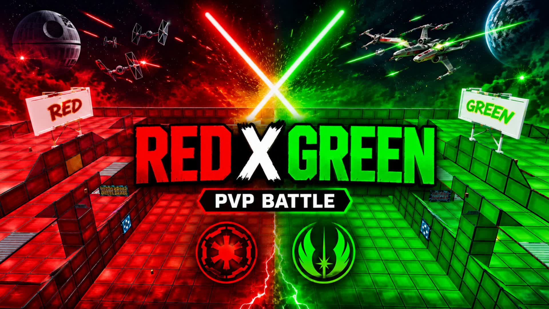 STAR REDX WARS GREEN — Fortnite Creative map