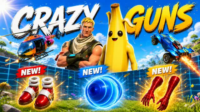 1V1 CRAZY EVERY GUN 🎯 — Fortnite Creative map cover art