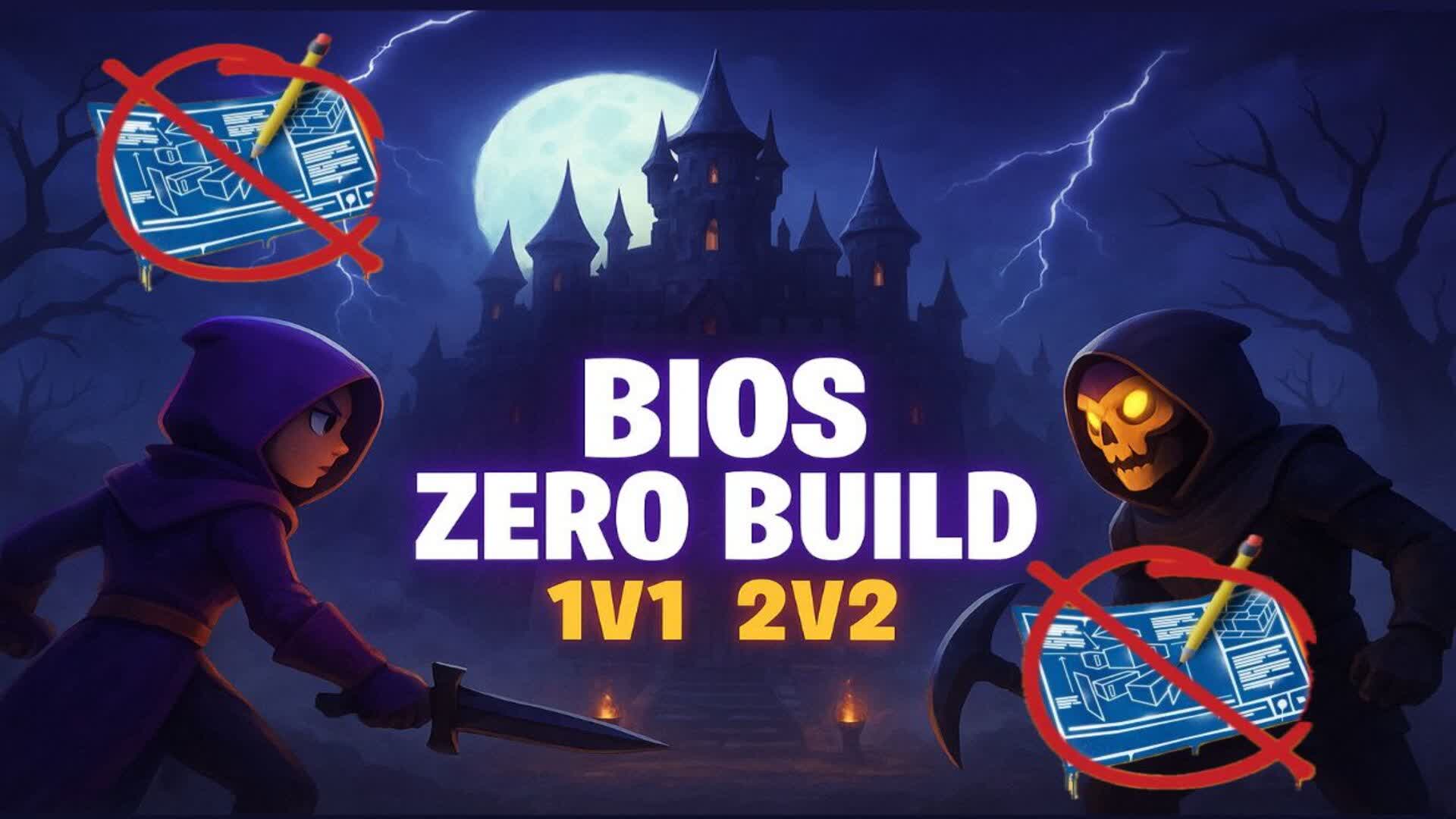 ZERO BUILD BIOS 1V1-2V2 — Fortnite Creative map