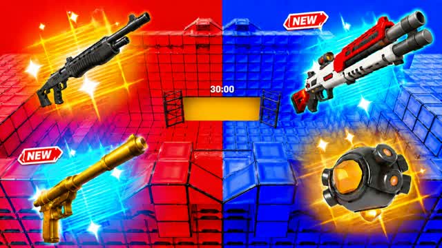 EXTREME RED VS BLUE  🔴🔵 — Fortnite Creative map