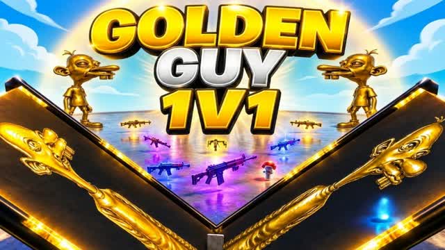 Golden Guy 1v1 — Fortnite Creative map