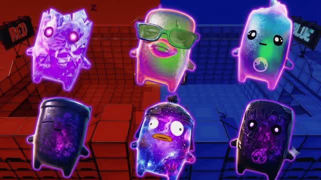 RED VS BLUE GALAXY BLOB — Fortnite Creative map