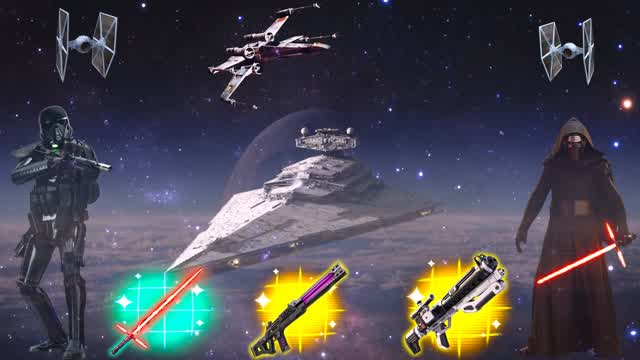 STAR WARS SKY ARENA — Fortnite Creative map