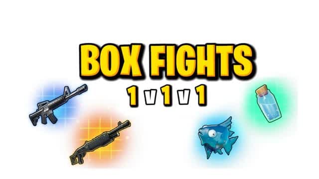 BOX FIGHTS (1v1v1) 📦 — Fortnite Creative map cover art