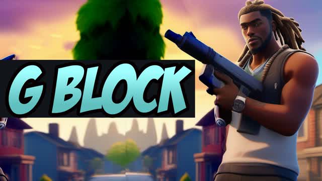 GBLOCK ZONE WARS — Fortnite Creative map cover art