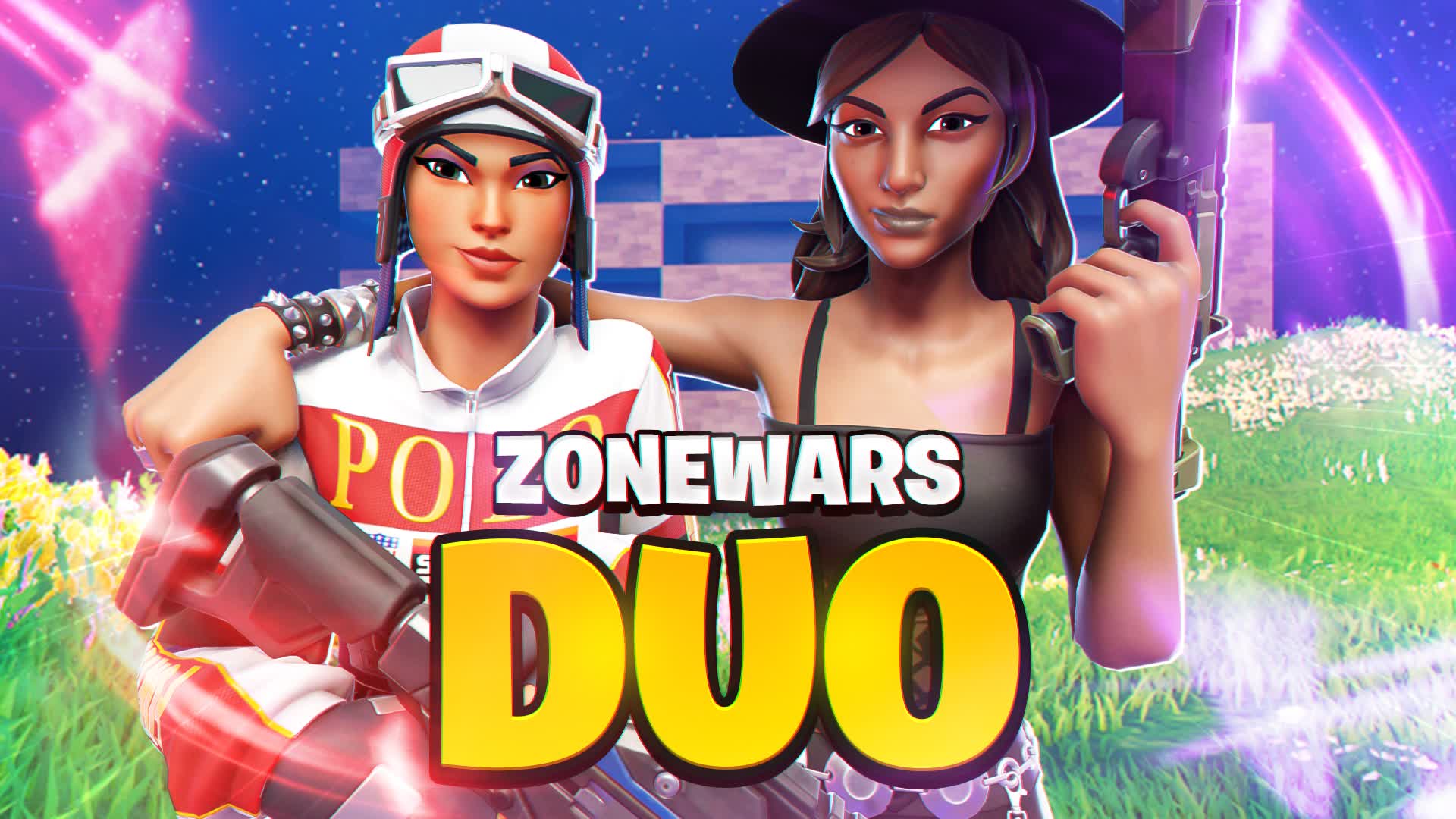 💜 DUO ZONE WARS 30 💜 — Fortnite Creative map
