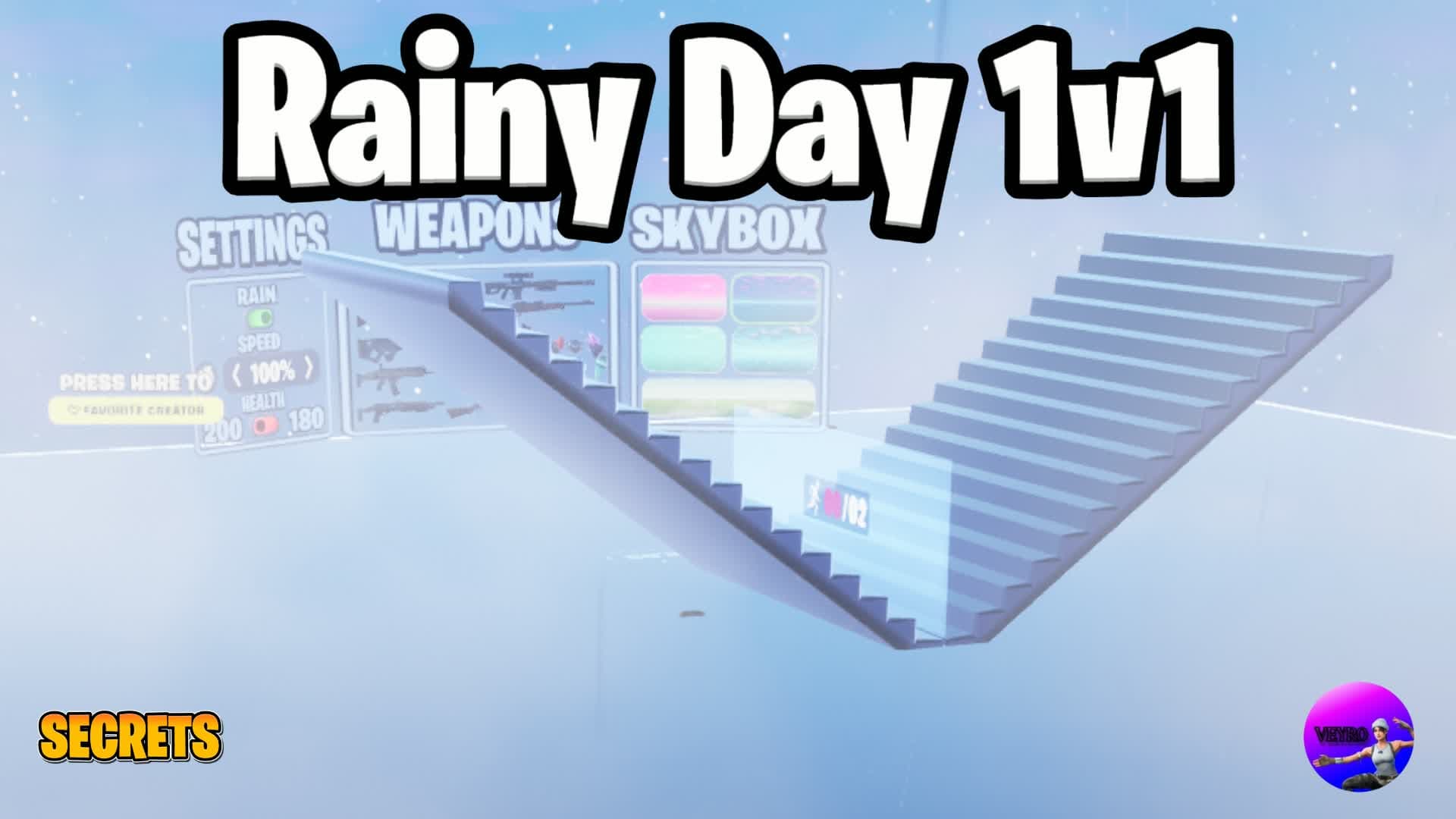 Rainy Day 1v1 — Fortnite Creative map