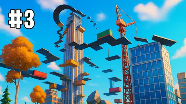 HARD PARKOUR #3 — Fortnite Creative map
