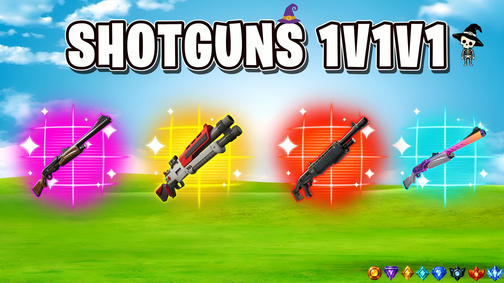 SHOTGUNS 1V1V1 — Fortnite Creative map
