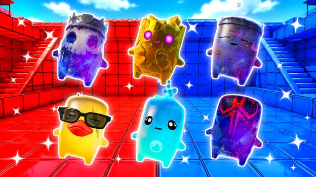 BLUE VS RED INNER FIRE 🔵🔴 — Fortnite Creative map cover art