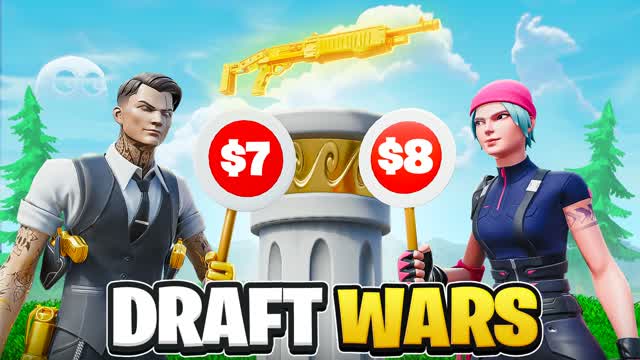 DRAFT WARS 1V1 — Fortnite Creative map