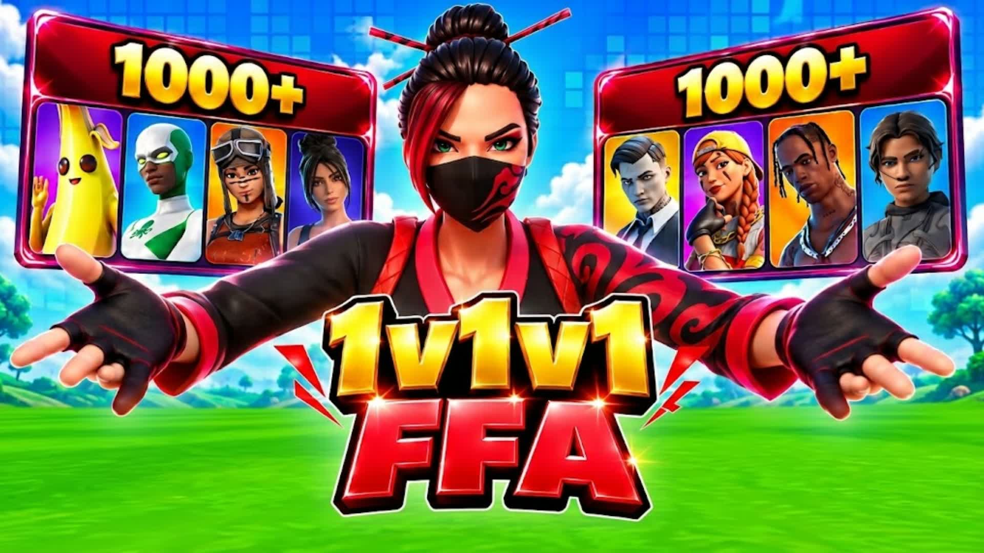 FFA 1V1V1V1 - XSAM — Fortnite Creative map