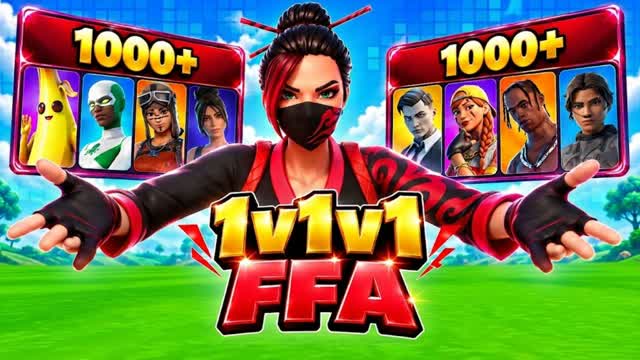 FFA 1V1V1V1 - XSAM — Fortnite Creative map cover art