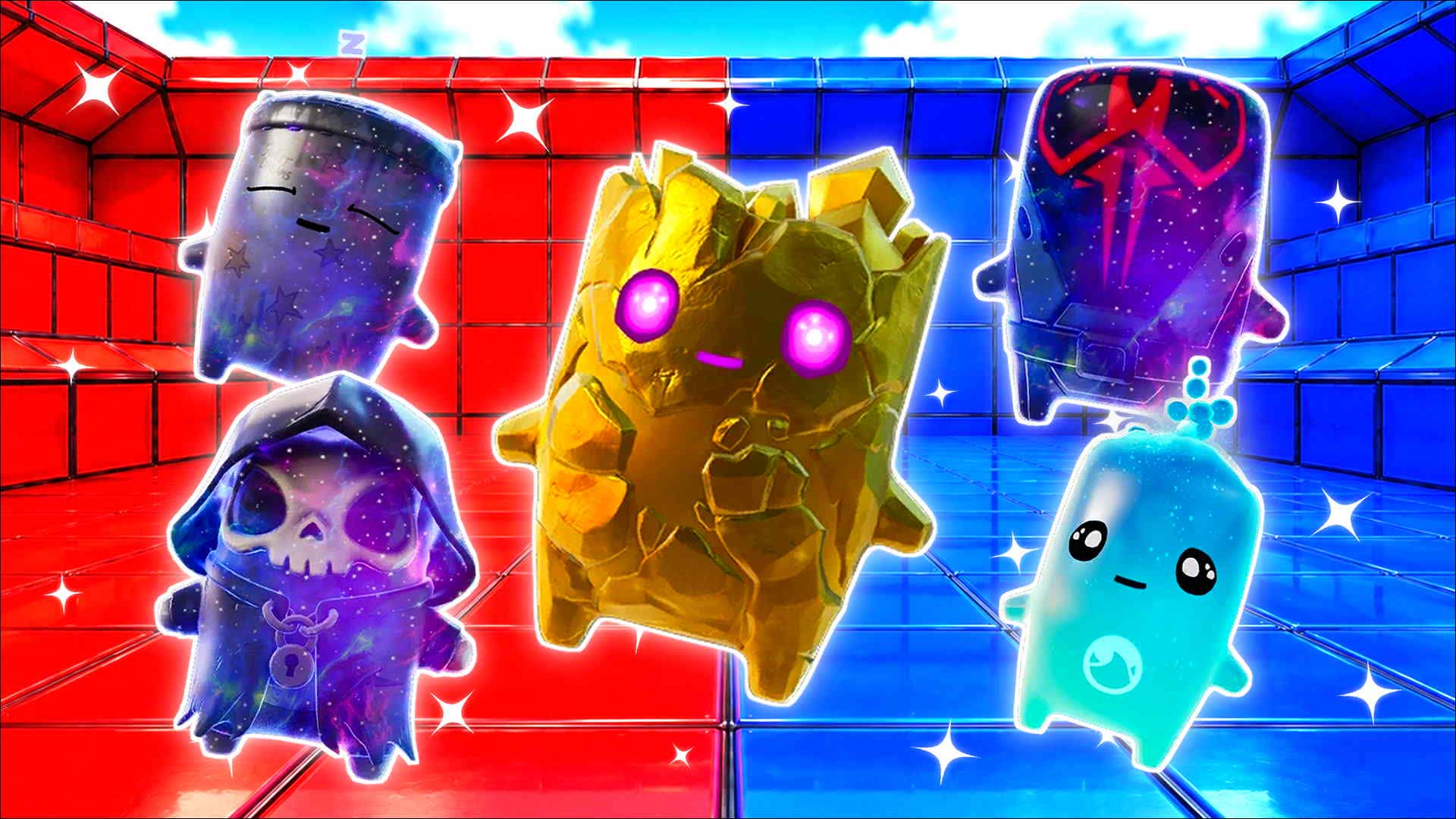 MAKE THE FIRST MOVE BLUE VS RED 🔵🔴 — Fortnite Creative map