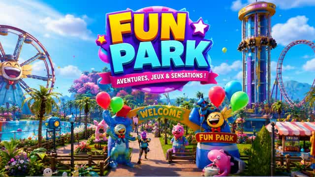 🎡 Paradise Fun Park ! 🌴 — Fortnite Creative map cover art