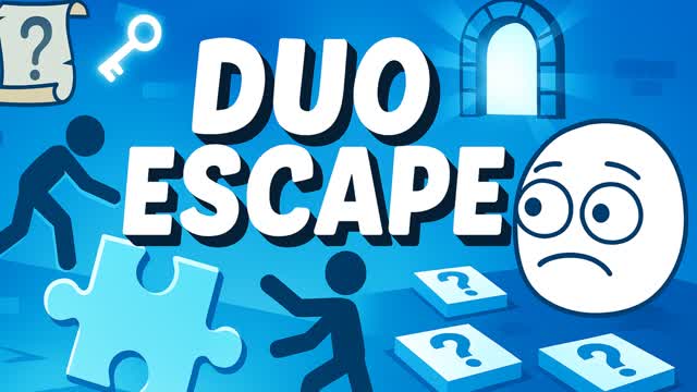 DUO ESCAPE ROOM — Fortnite Creative map cover art