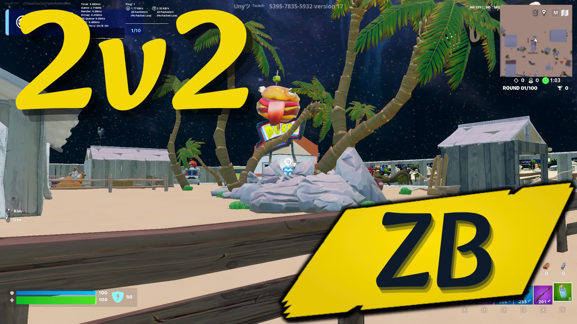 2v2 ZB Zone Wars — Fortnite Creative map